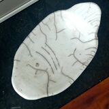 Empty ceramic fish pocket
