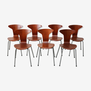 Model 3105 Mosquito chairs by Arne Jacobsen for Fritz Hansen 1967
