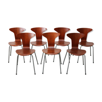 Chaises modèle 3105 Mosquito par Arne Jacobsen pour Fritz Hansen 1967