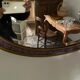 Miroir ovale art déco