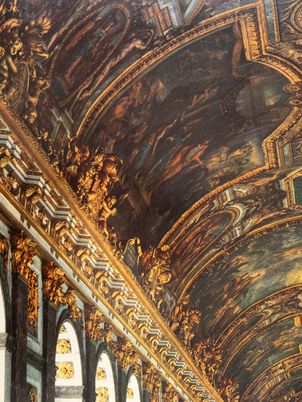 Versaille - La Galerie des Glaces, Travel Poster, 87 x 123 cm