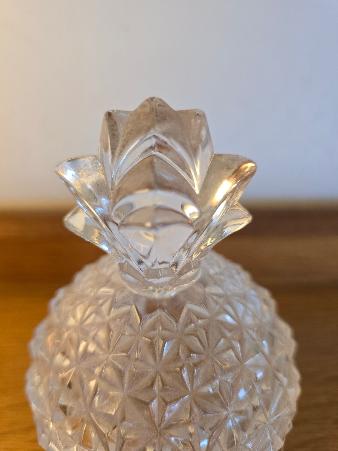 Crystal pineapple sweet bowl from the 1960s.