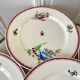 lot de 6 grandes assiettes plates Villeroy & Boch La Louvière fabrication belge en Terre de Fer débu