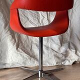 Vintage Lox Space Age orange armchair