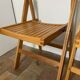 Trio de chaises pliantes 70´