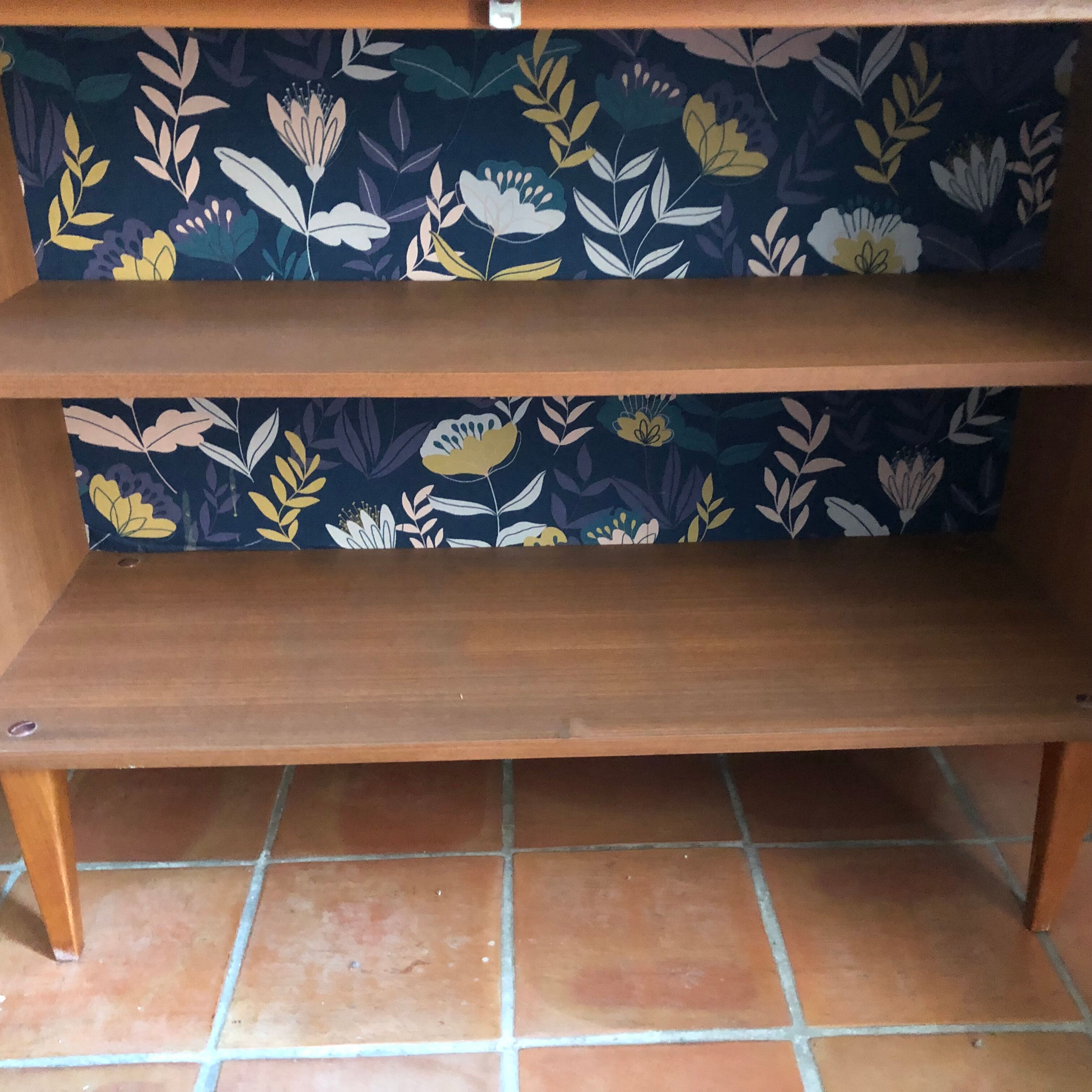 Vintage bookcase restyled