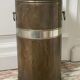 Vintage umbrella holder in brass and steel 1960 / 1970