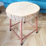 Vintage Solid Oak Stool