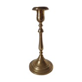 Old golden brass chandelier