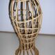 Model head in rattan