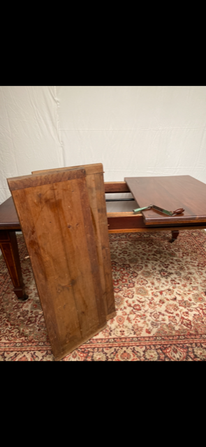 20th century mahogany system table
