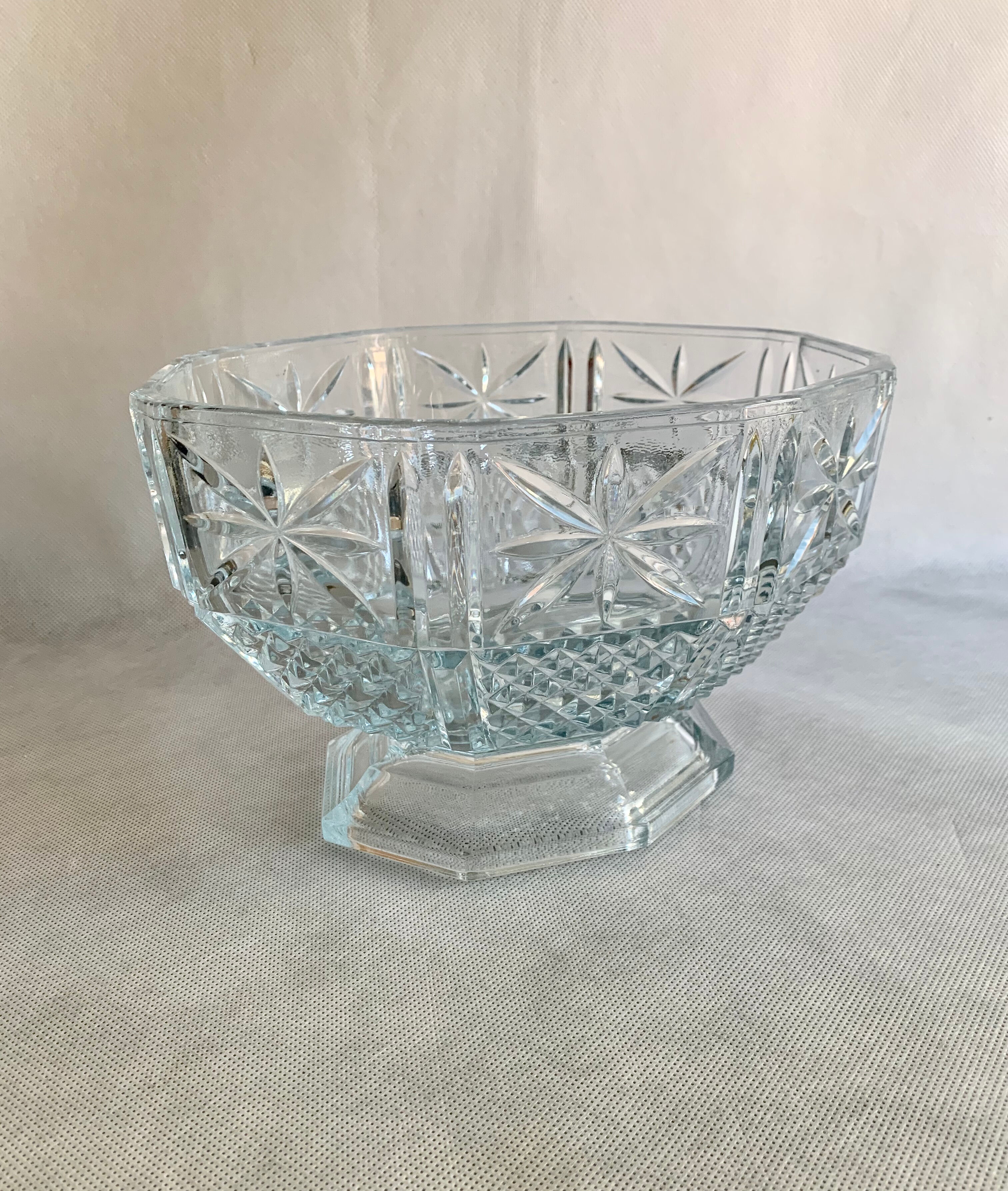 Glass fruit dish, 1960s