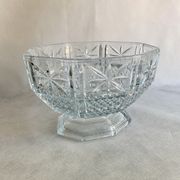Plat de fruits en verre, années 1960