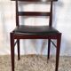 Chaise style scandinave en bois massif années 60