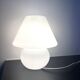 Small mushroom lamp in white opaline