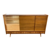 Multifunctional vintage highboard, rosewood, 60s