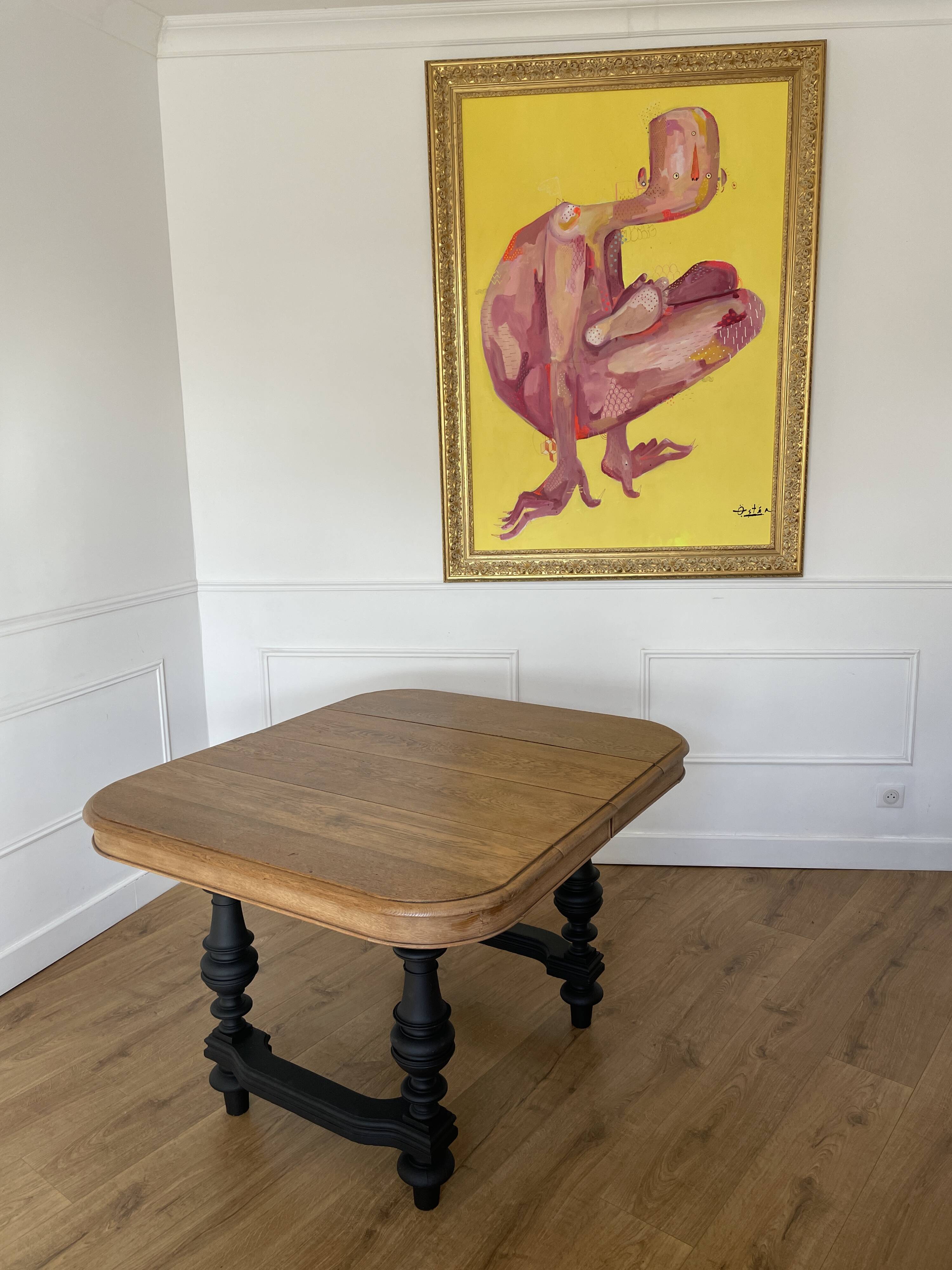Henri II style table renovated