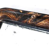 Antique small Louis-Philippe mercury mirror, vintage barber's mirror.