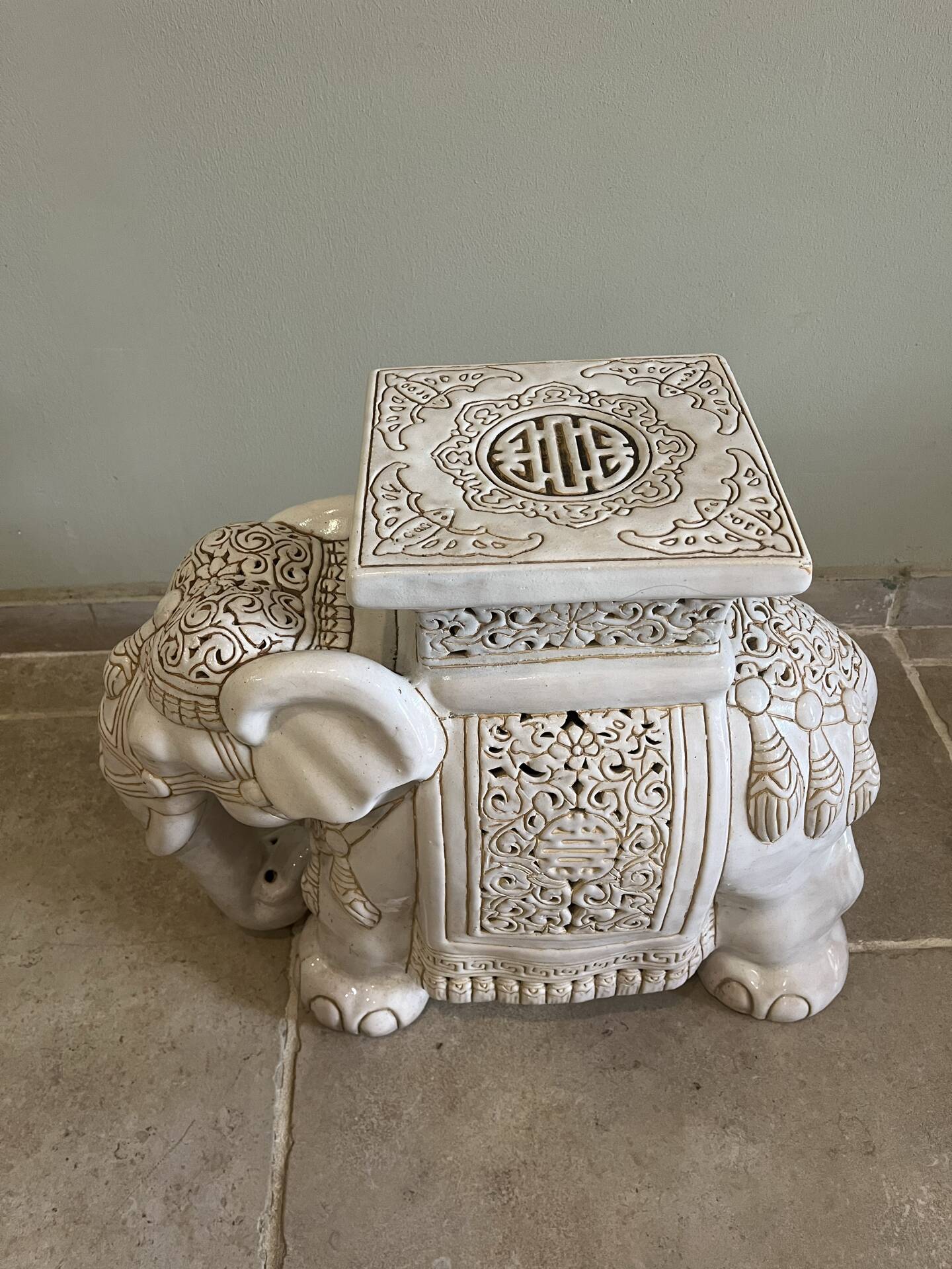 Vintage ceramic elephant