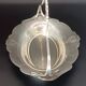 Antique silver-plated metal basket with handle, Phénix silversmith, Art Nouveau.
