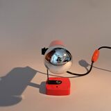 Applique Targetti Sankey orange 1960/1970.