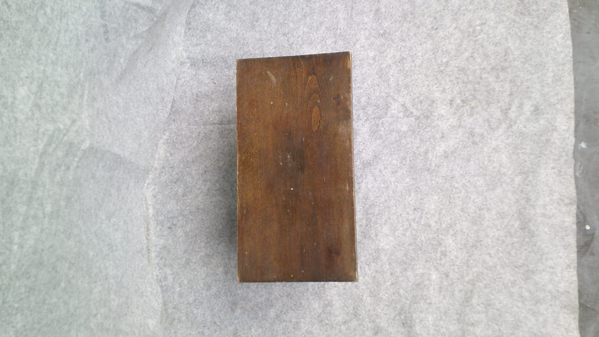 Wooden bench, foot rest from the 70s