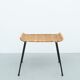 Gian Franco Legler attributed rattan stool, 1950s