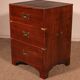 small marine or military chest of drawers in mahogany - 19th century