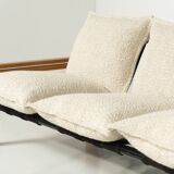 Canapé trois places moderne du milieu du siècle, années 1960 - Nouveau revêtement