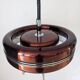 A modernist UFO pendant light from the 70s