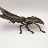 Brass Art Deco fly with movable wings Collection 4288