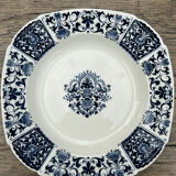 Plat carré bleu ou ibis bleu gien
