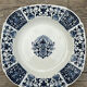 Blue square dish or Gien blue ibis