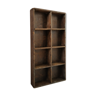 Old workshop industrial wooden locker