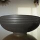St Clement's matte black ceramic vase from the 1960s