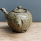 Artisanal teapot in glazed sandstone