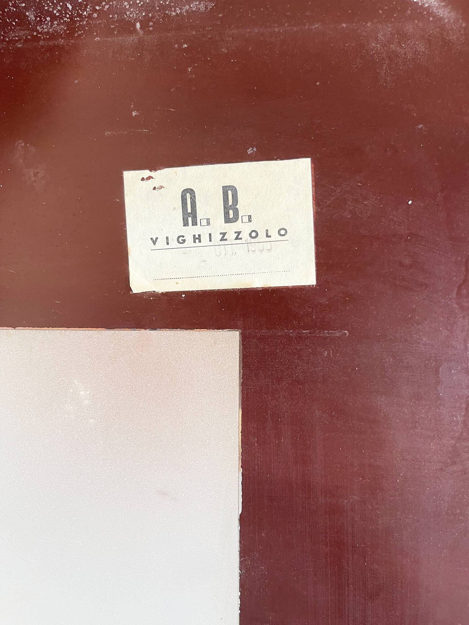 AB Vighizzolo mobili - Sideboa en ronce de noyer Cantu unique italien du milieu du siècle