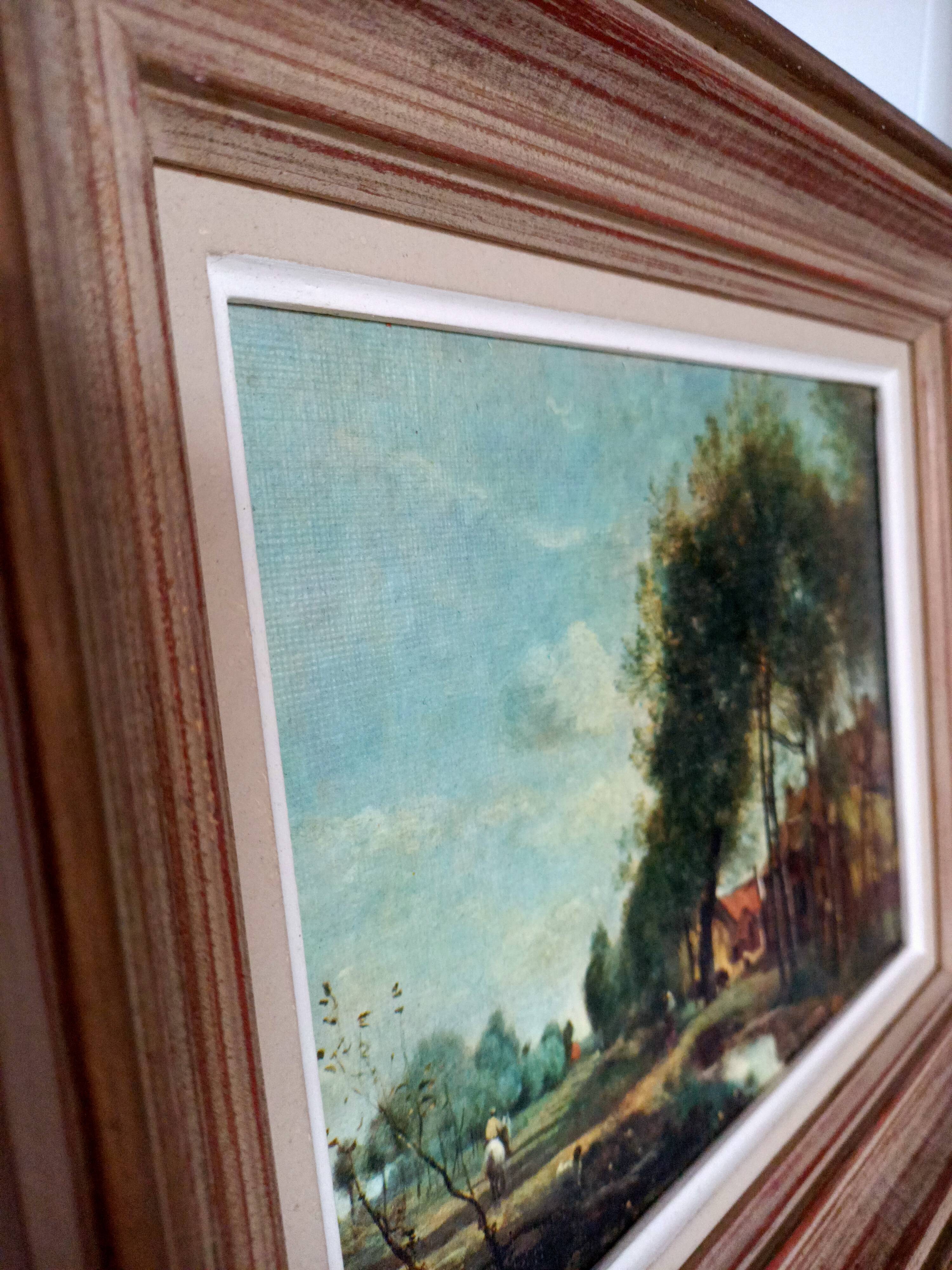 Framed reproduction Corot