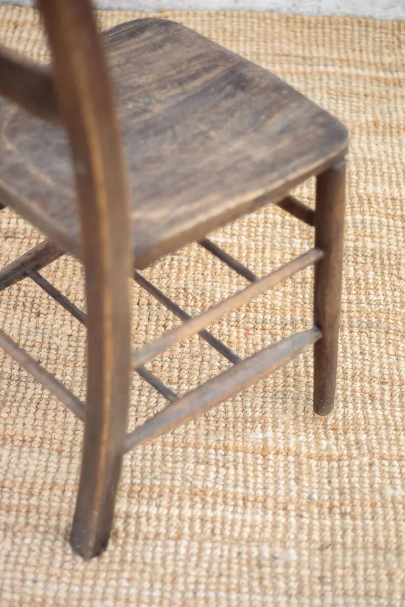 Church chair wood, religious chair, brutalist, interior decoration