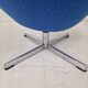 Artifort Oyster Lounge Chair With Cross Base by Pierre Paulin, 1960's
