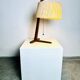 Hemp String & Teak Wood Table Lamp By Ib Fabiansen For Fog & Mørup, Denmark 1950S