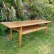 Hans Wegner coffee table (oak and cane)