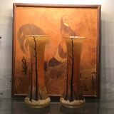 Paire de vases signés Legras