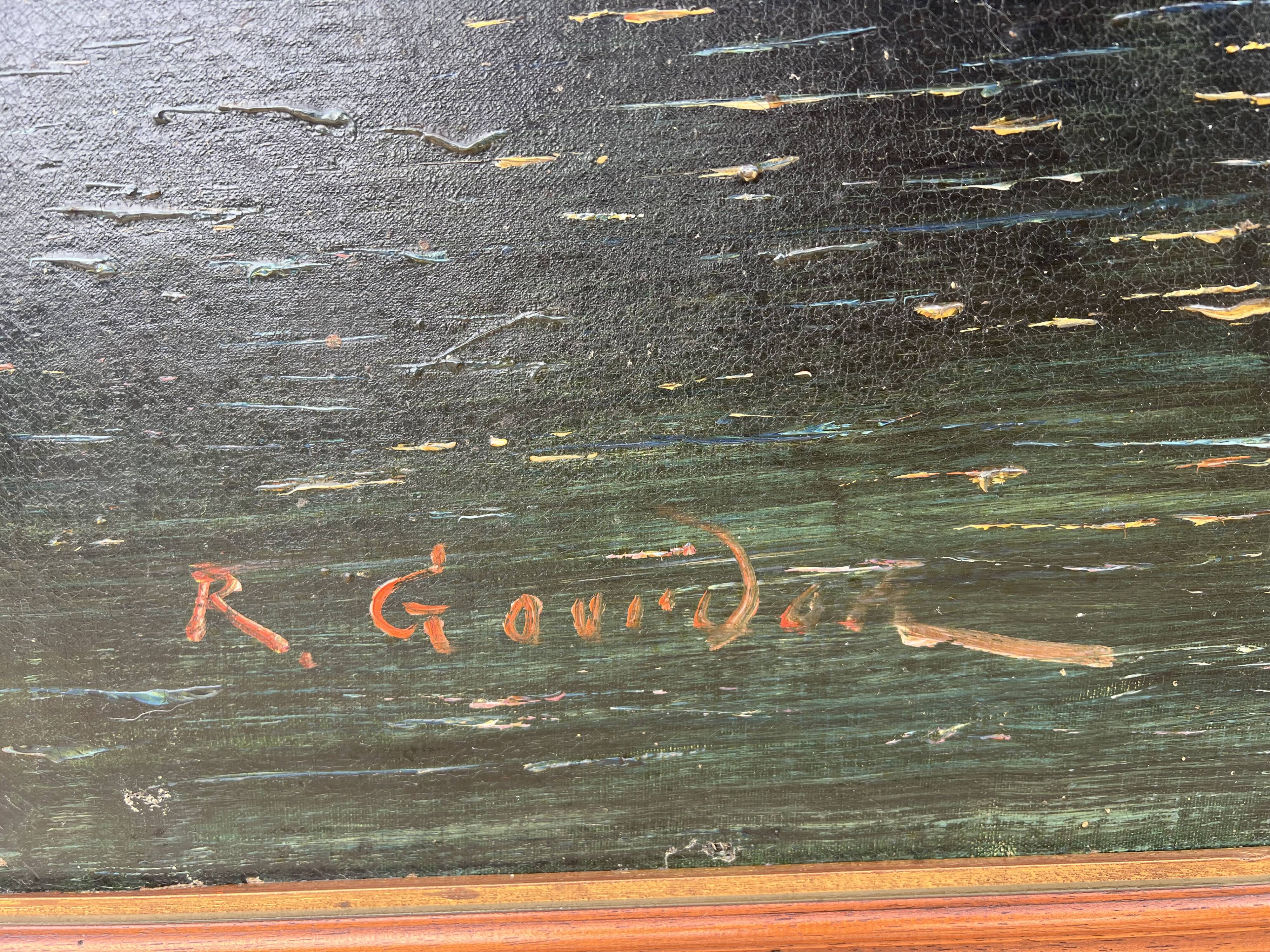 Huile sur toile René Gourdon