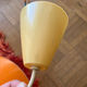 Large Rotaflex suspension, orange and cream, 1960s / 70s