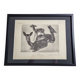 Illustrated plate, Studies of Black Fallow Deer, Signed André Margat, 1930-1950
