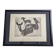 Illustrated plate, Studies of Black Fallow Deer, Signed André Margat, 1930-1950