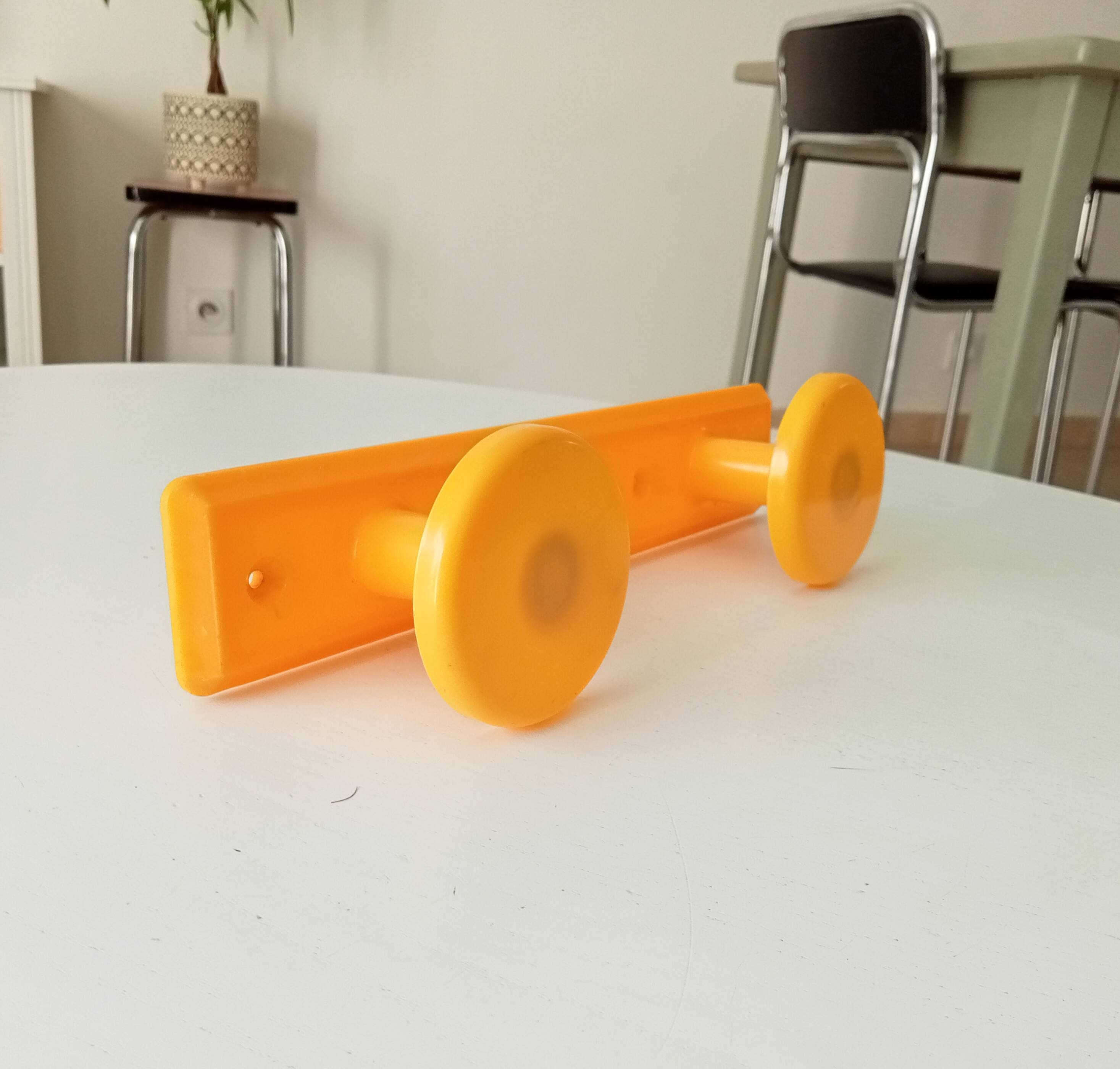 Vintage 80s wall coat rack
