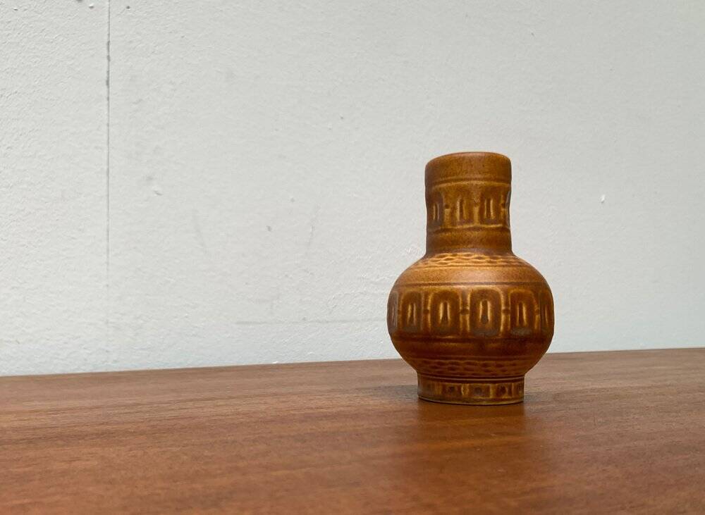 West German pottery vase by Scheurich, mid-century, 1960s.