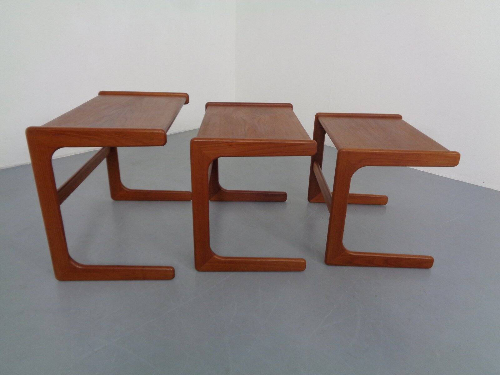 Danish Teak Nesting Tables from Salin Nyborg, 1960s, Set of 3